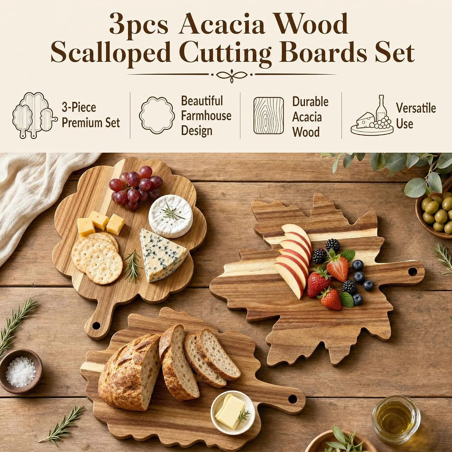 Wooden Cheese Board 51