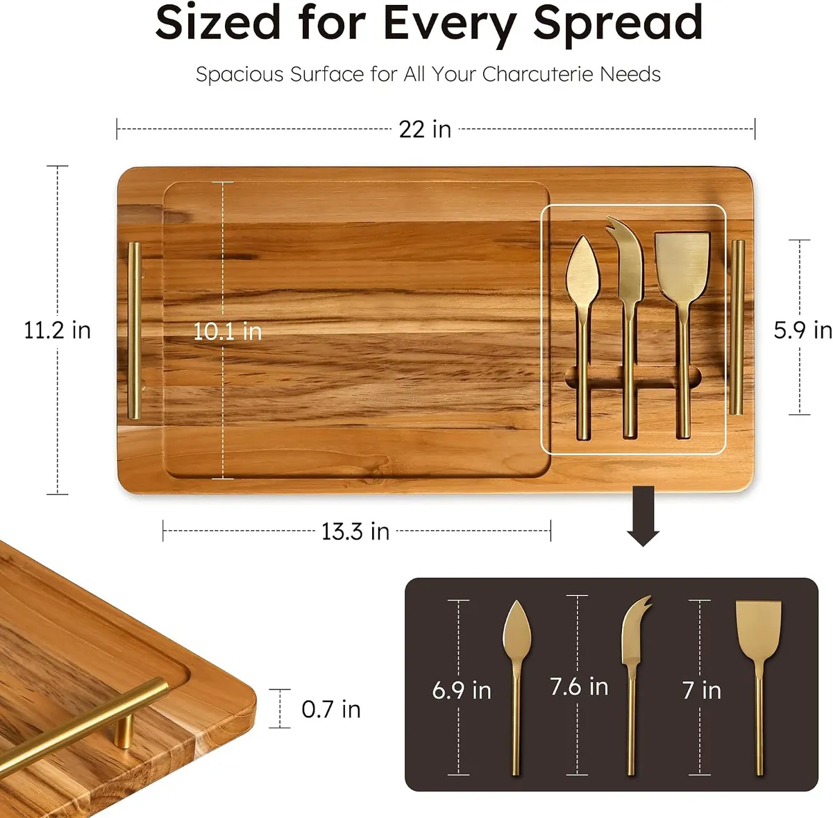 Wooden Cheese Board 55