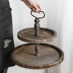 Wooden Dessert Stand 04