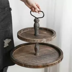 Wooden Dessert Stand 04