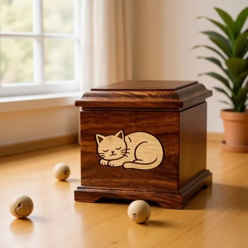 Wooden Pet Urn 09