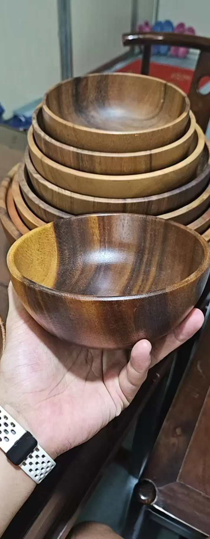 Wooden Salad Bowl 04