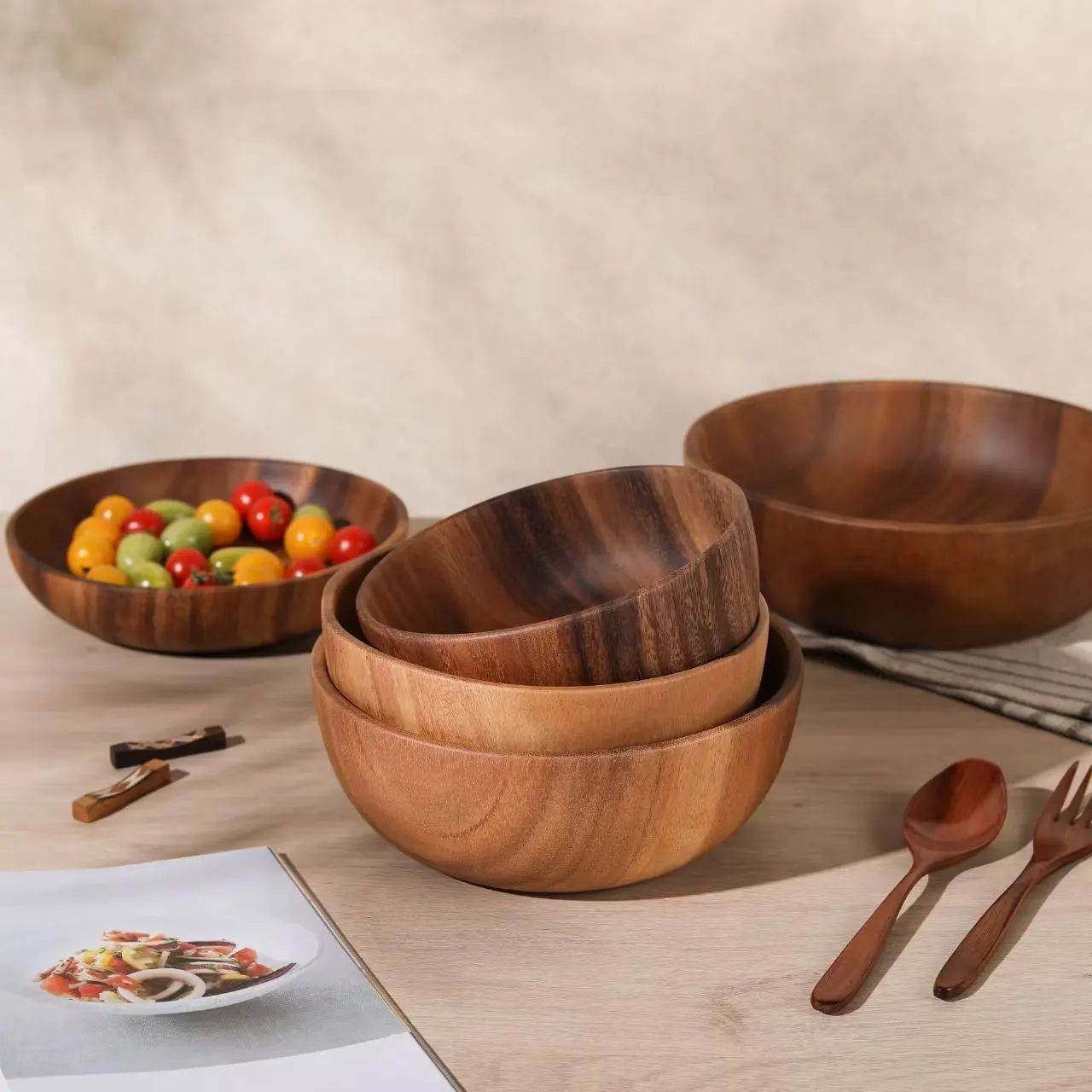Wooden Salad Bowl 14