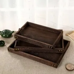 Wooden Serving Tray 58