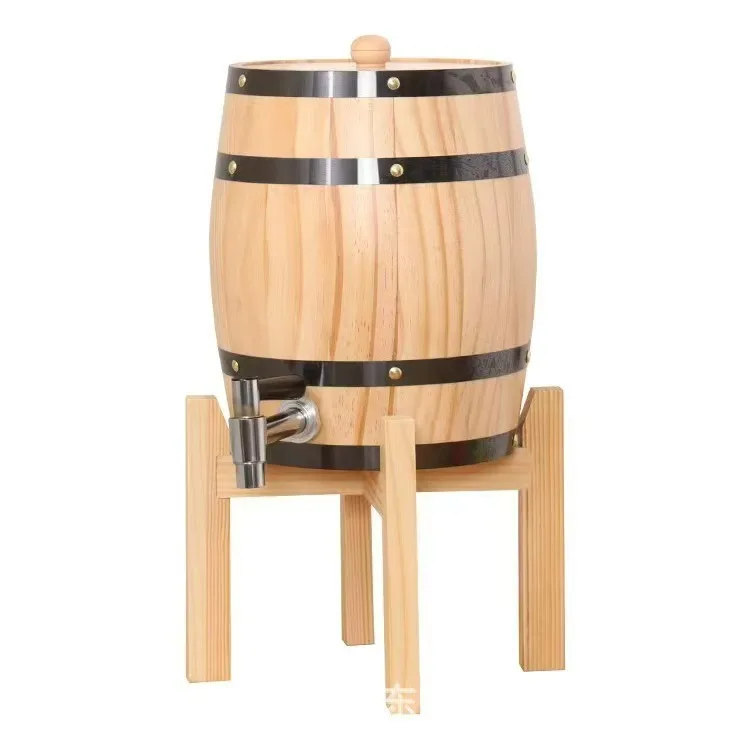 Wooden Wine Barrel 06
