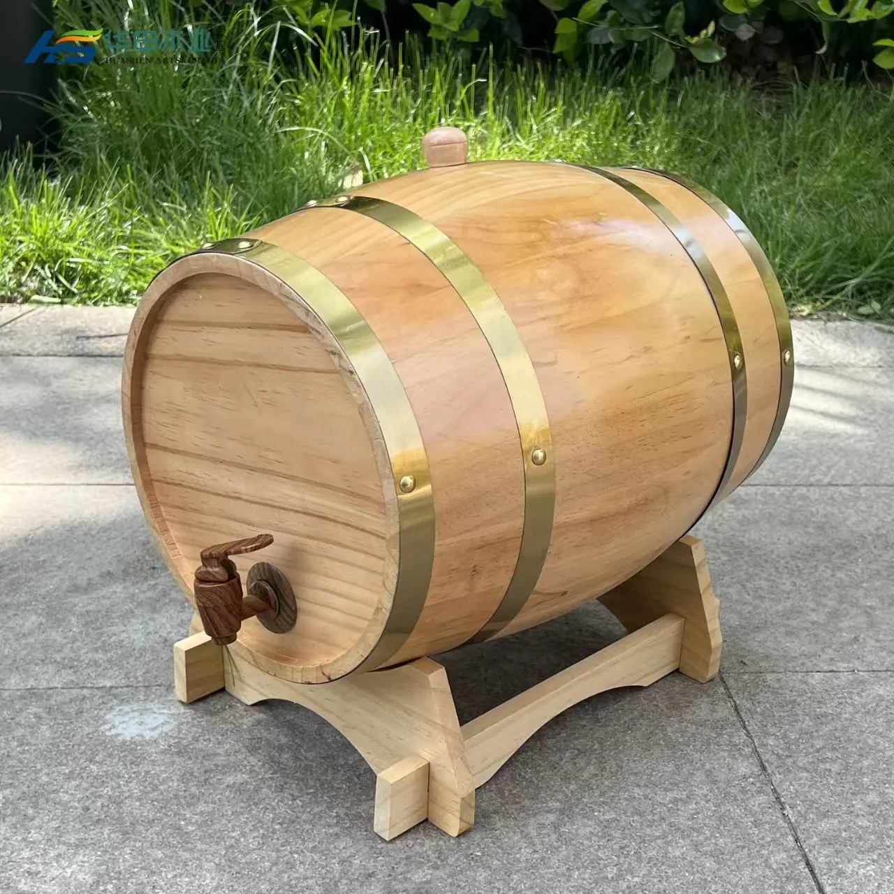 Wooden Wine Barrel 07