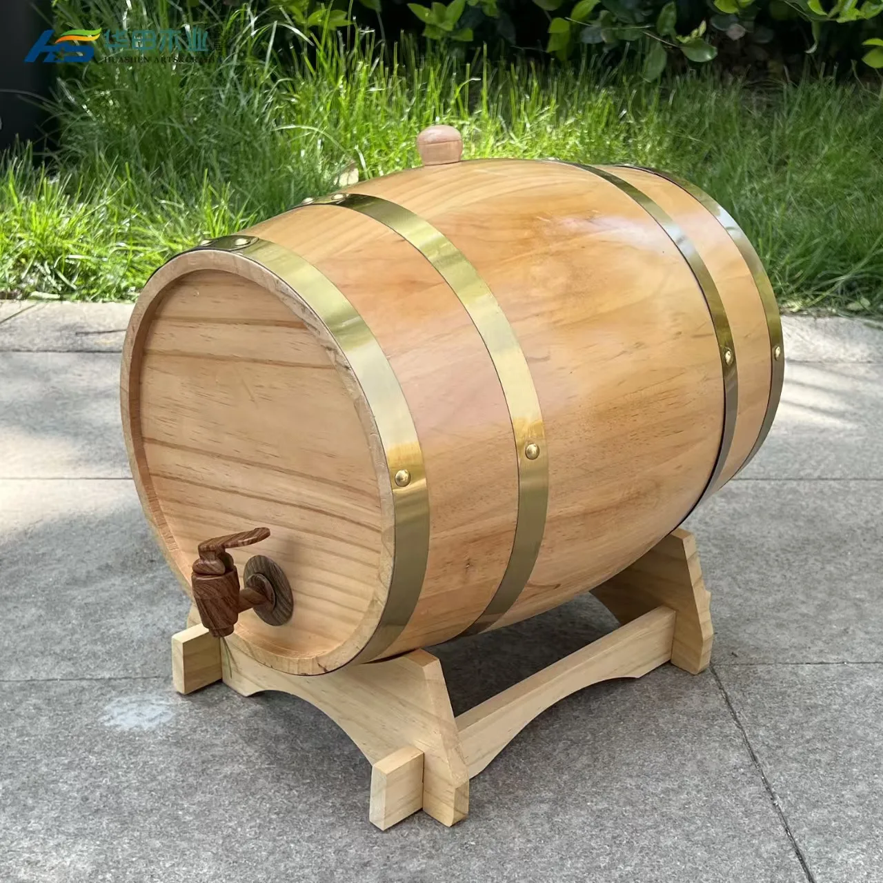 Wooden Wine Barrel 07